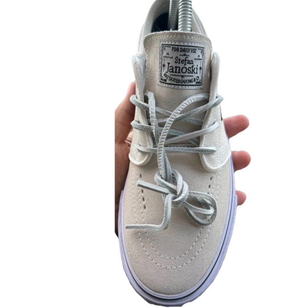 Men's Nike SB Zoom Janoski OG+ Summit White Grey Black FD6757-100 Size 6 New - Picture 6 of 7